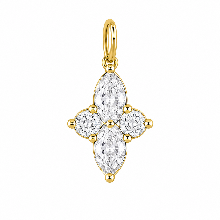 Starflare charm 14kt