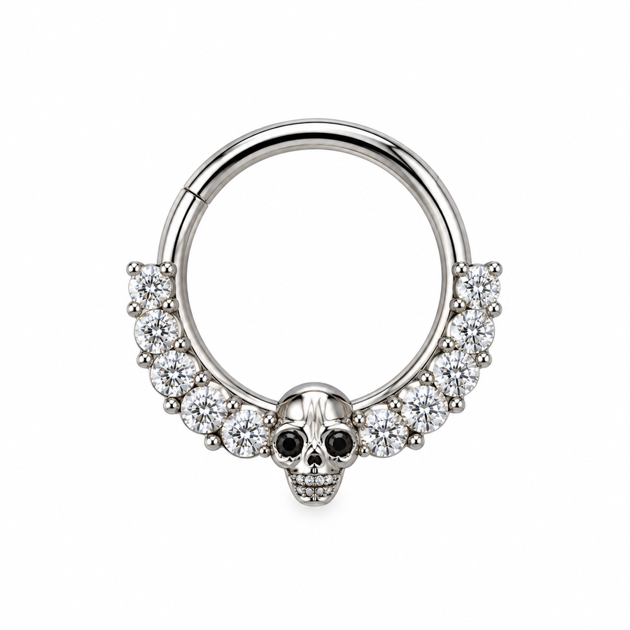Shiny skull clicker