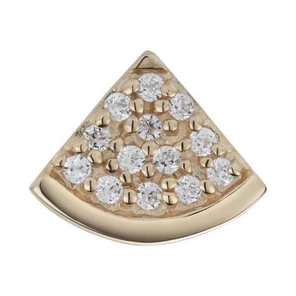 SLICE Gold 14kt & zircons